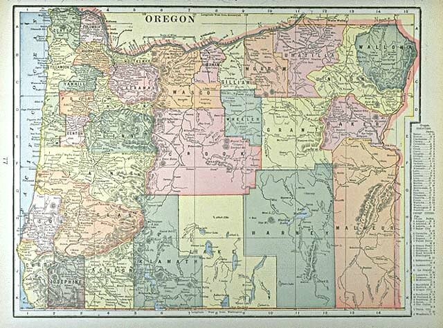 oregon map